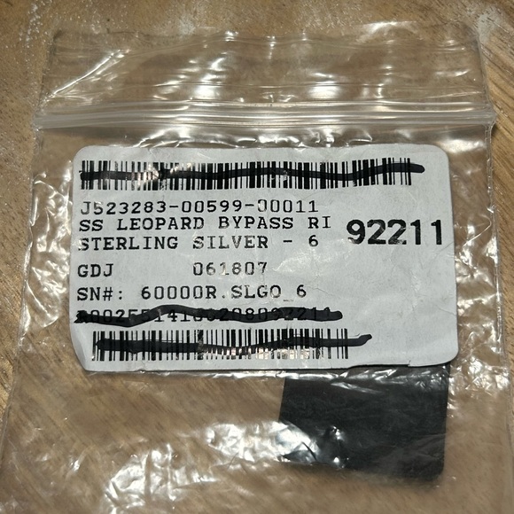 NWT Samuel B Sterling Silver 18K Gold Leopard Bypass Ring - Picture 16 of 16